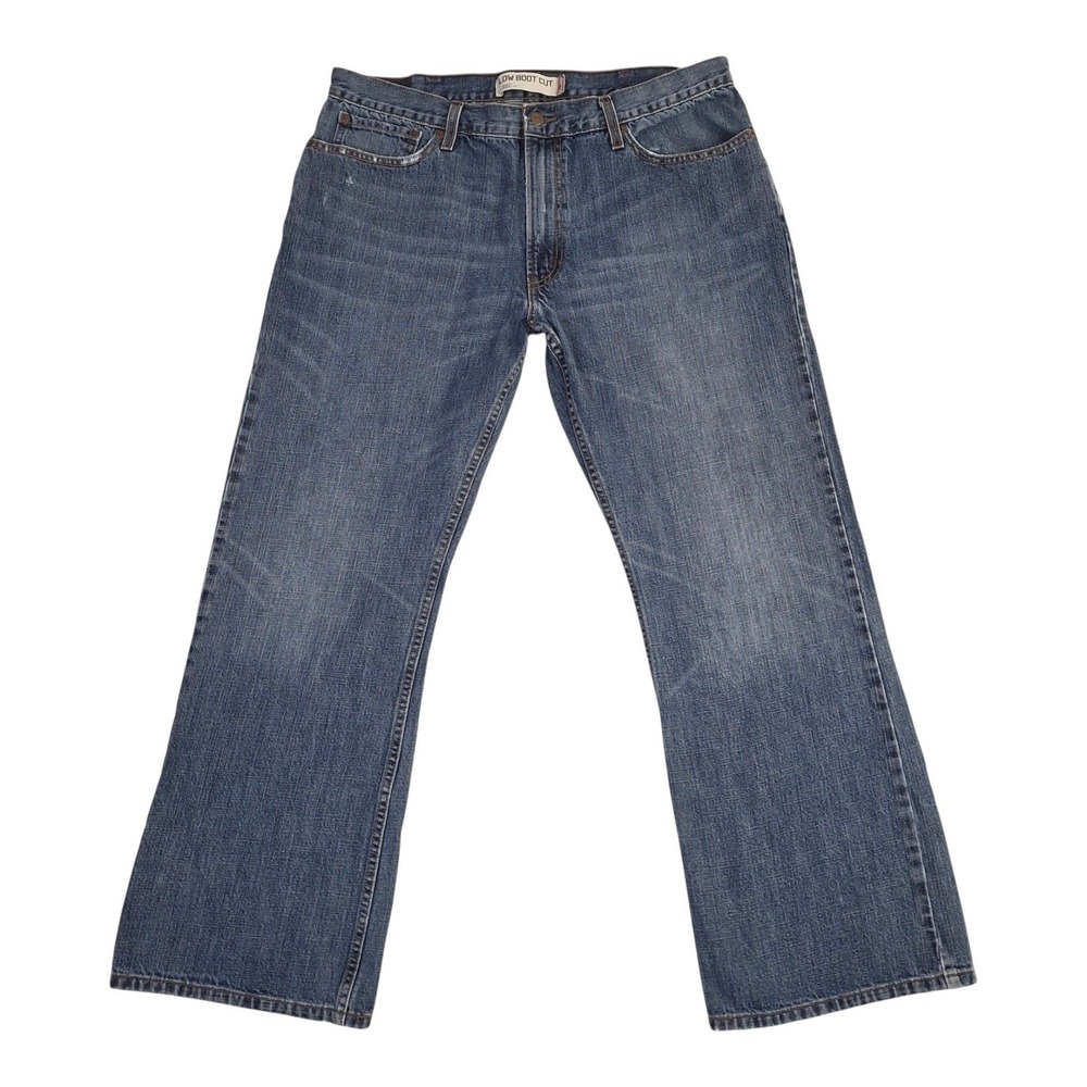Levi's 527 Low Boot Cut Jeans Mens 38x30* Blue Denim Medium Wash Cotton Y2K